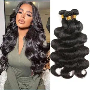 Body Wave Bundles Human Hair 12 14 16 Inch Hair Extensions Natural Color