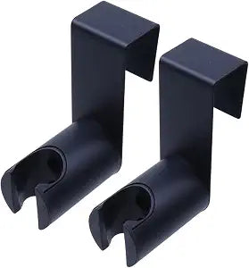 2 Pcs Bidet Sprayer Holder No-Drill,304 Stainless Steel,Black