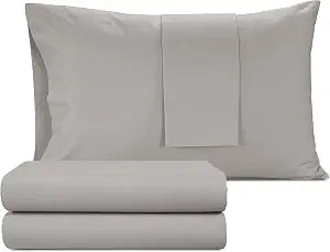 Izod Twin XL Bed Sheet Set, 100% Egyptian Cotton Percale, Crisp & Soft, 3Pc