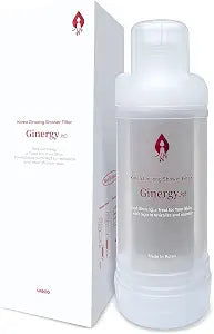 Rg3 Korean Red Ginseng Shower Filter Cartridge with Vitamin Gel, Showerhead Water Filter for Chlorine Reduction, Made in Korea
