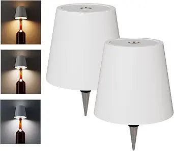 2 Pack Wireless Bottle Lamp, LED Bottle Lights for Liquor & Wine Bottles