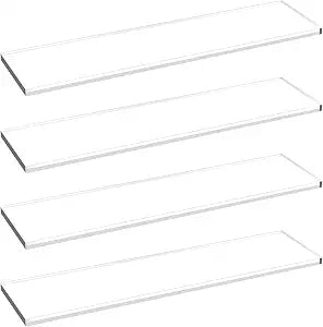 4 Pcs Medicine Cabinet Replacement Shelves, 13''L x 3''W Acrylic Medicine Cabinet Shelving Boards for Bathroom, Kitchen, Living Room