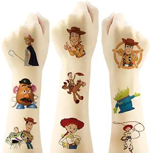 for Toy Movie Story 5 Temporary Tattoos - Movie Themed Party Supplies, Cartoon Stickers, Ideal for Class Prizes, Home Activities, Party Favors & Christmas Rewards (20 Sheets)