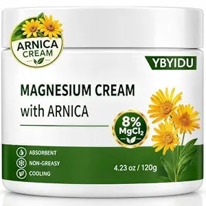 Magnesium Lotion with Arnica, Magnesium Cream, Total Relief, Nighttime Care