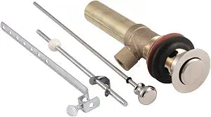 Kingston KB2006 Pop-Up Drain with Overflow, 22 Gauge, Polished Nickel