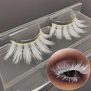 1 Pair Anime False Eyelashes Halloween Cosplay Masquerade Makeup