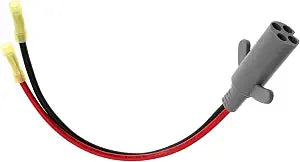Trolling Motor Power Plug 2-Prong 4 Holes Replace 8M4000953 for Minn Kota