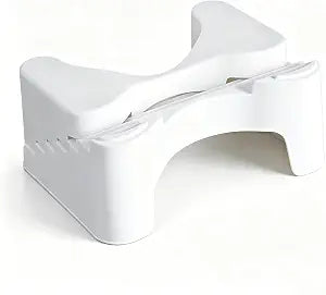 Toilet Stool Squat Adult, 3 Adjustable Heights 6.5",7.4"&8.2" Step Stool for Bathroom, Non-Slip Potty Stool for Pooping