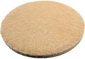 Shepherd Hardware 9928 3-Inch Heavy Duty Self-Adhesive Felt Furniture Pads, 4-Pack, Beige