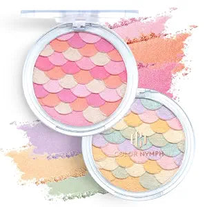 Color Nymph Blush and Highlighter Palette, Makeup Gift Set for Teens