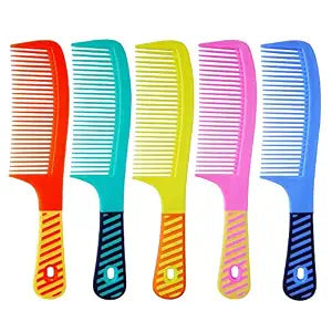 zYoung 5 Pcs Combs for Women, Tooth Comb Set, Styling Essentials Round Comb with Handle