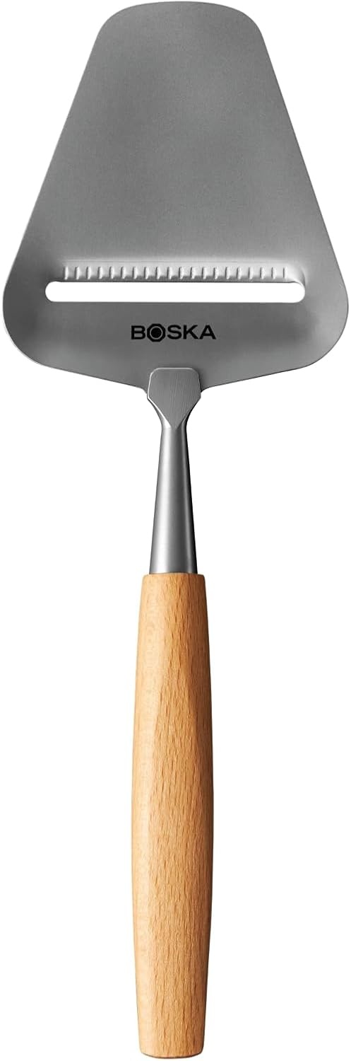 BOSKA Cheese Slicer Amigo - Non-Stick Slicer, Beech Wood Handle