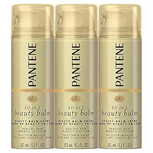 Pantene, Beauty Balm, Softness, Strength and Shines, Pro-V , 5.1 Fl Oz (Pack of 3)