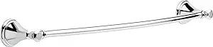 Delta Towel Rack | 18 Inch Polished Chrome Towel Bar for Bathroom, Kitchen | Cassidy Accessories