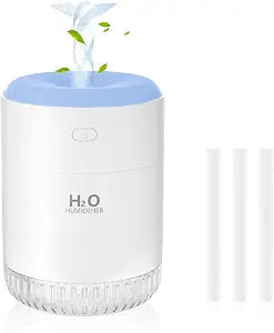 SZO Small Humidifier for Plants, 500ml White Travel Humidifiers
