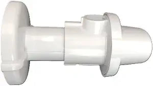 Bathroom Decor Escutcheon Plate | Plumbing Cover Plates for Pedestal Sink & Toilet Fill Valve Water Shut Off Valve. Works w/Toilet Water Supply Line. Toilet Covers (1, White)
