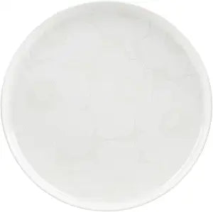 MARIMEKKO Oiva Unikko Dinner Plate  Refine Your Kitchen Dcor with Our Iconic White Stoneware  Stylish White Porcelain Dinner Plates to Elevate Your Dining Experience (10 in)