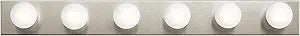 Kichler 6-Light Bathroom Vanity Light, Brushed Nickel