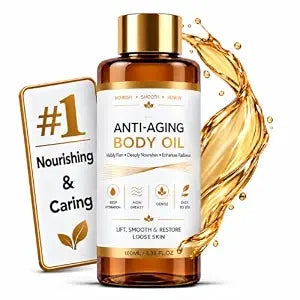 Anti Aging Body Oil, Firming Moisturizer for Dry, Mature Skin, 3.38 Fl Oz