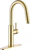 Kitchen Faucets Pull Down Sprayer, Stainless Steel, Gold