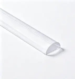 39" Clear Acrylic Shower Threshold 3/8" X 3/8" (WxL), Clear Shower Dam