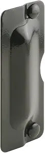 Prime-Line U 9501 Latch Guard Plate Cover  Protect Against Forced Entry, Easy to Install on Out-Swinging Doors  Bronze (Single Pack)