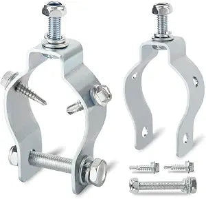 Universal Tube Gate Bracket Kit for Automatic Swing Gate Opener System, for 1.6-2" Diameter Tubes, Mounting Accessories, Easy Installation, Compatible with Ghost Controls, Mighty Mule, Topens, JUJIANG