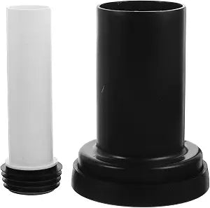 YARNOW Toilet Connector Back Discharge Toilet Extension Pipe Wall Mounted Pipe Straight Drain Tube for Anti-Leak Seal 7.48 X 5.35 X 5.35 in 2 pack