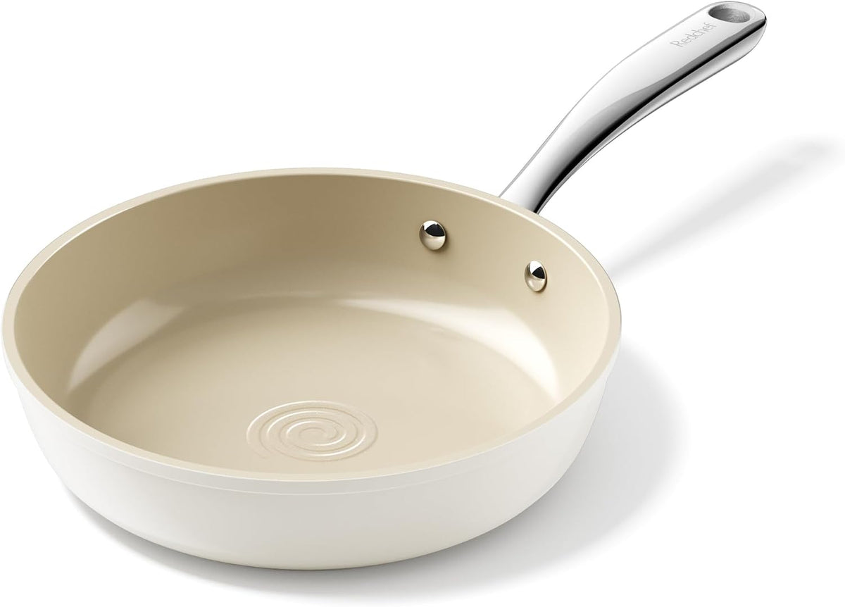 Redchef Ceramic Nonstick Frying Pan 8 Inch Small Egg Frying Pan Skillet