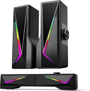 AOC Computer Speakers for Desktop PC, Laptop, and Monitor, Gaming Speakers