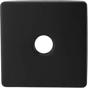 Shower Heads Cover Plate, Square Shower Flange Cover, Shower Arm Flange Bathroom Accessories for Adding Elegance To Any Bathroom Style(Black)