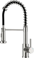 Kitchen Faucets with Pull Down Sprayer, Brushed Nickel