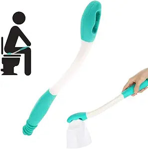 Toilet Aids Tools, Long Reach Comfort Wipe, Bottom Buddy Toilet Tissue Wiping Aid Ideal Daily Living Bathroom Aid for Limited Mobility