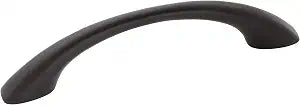 Amerock 3-3/4" Vaile Matte Black Drawer Pull