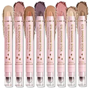8PCS Eye Shadow Sticks,Dual-ended Eye Brightener Stick