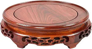 Handmade Chinese Carved Pedestal Home Furniture Holder Base