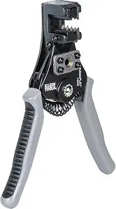 Klein Tools 11069S Automatic Solar Wire Stripper, Precision Stripping for 6 to 12 AWG Solid and 8 to 14 AWG PV Electrical Stranded Wire