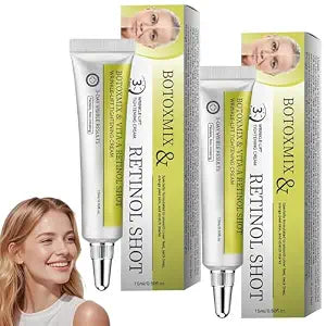 2 Pack Botoxmix & Vita-A Retinol Shot Wrinkle-Lift Tightening Cream, Anti Wrinkle, Pore Minimizer, Fine Lines, All Skin