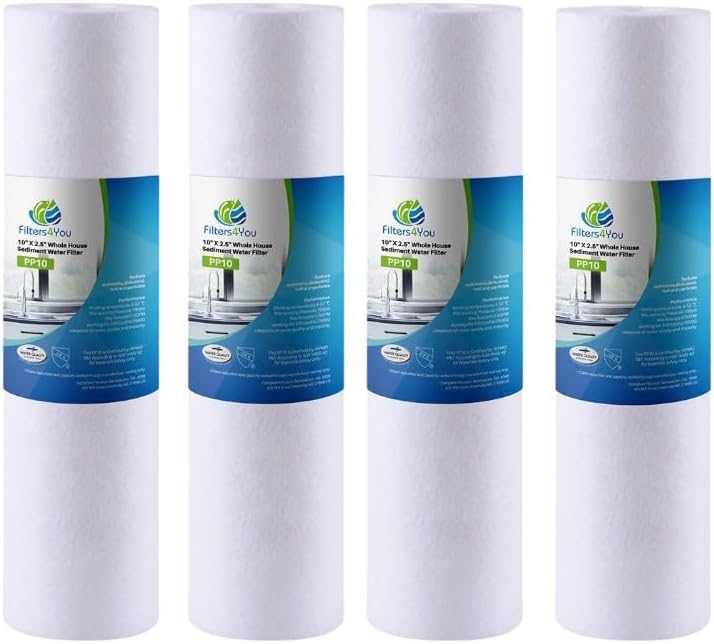 CFS Sediment Water Filters for P5-D, P5A, WFPFC5002, 4 Pack