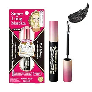 KISSME Heroine Make Advanced Film Mascara | Long & Curl | Black