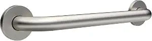 Homewerks 068 HW11416SS 16 inch Bathroom Grab Bar with 1-1/4 Inch Diameter and Concealed Screws ADA Compliant, Stainless Steel
