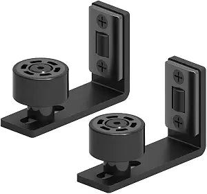 CCJH Sliding Barn Door Floor Guide for Bottom Adjustable Roller Wall Mount