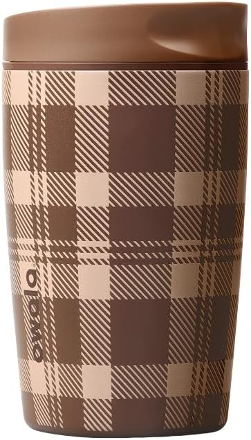 Owala SmoothSip Slider 12-oz. - Stainless Steel - Plaid and Simple