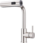 GIMILI Kitchen Faucet with Pull Down Sprayer Waterfall Design