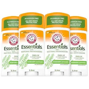 ARM & HAMMER Essentials Deodorant, Rosemary Lavender, 2.5 oz, 4-Pack