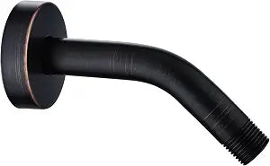 6 Inches Wall Mount Replacement Shower Arm and Flange, Oil Rubbed Bronze