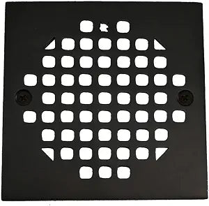 Jones Stephens C6083RB 4 1/4 Square Strainer Oil Rubbed Bronze