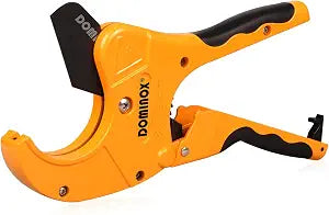 PVC Pipe Cutter, Cuts up to 2-1/2" PEX, PVC, PPR, Plastic Hoses& Plumbing Pipes,Ratchet PVC Cutter Tool with SK5 Blade and Aluminum Alloy Body