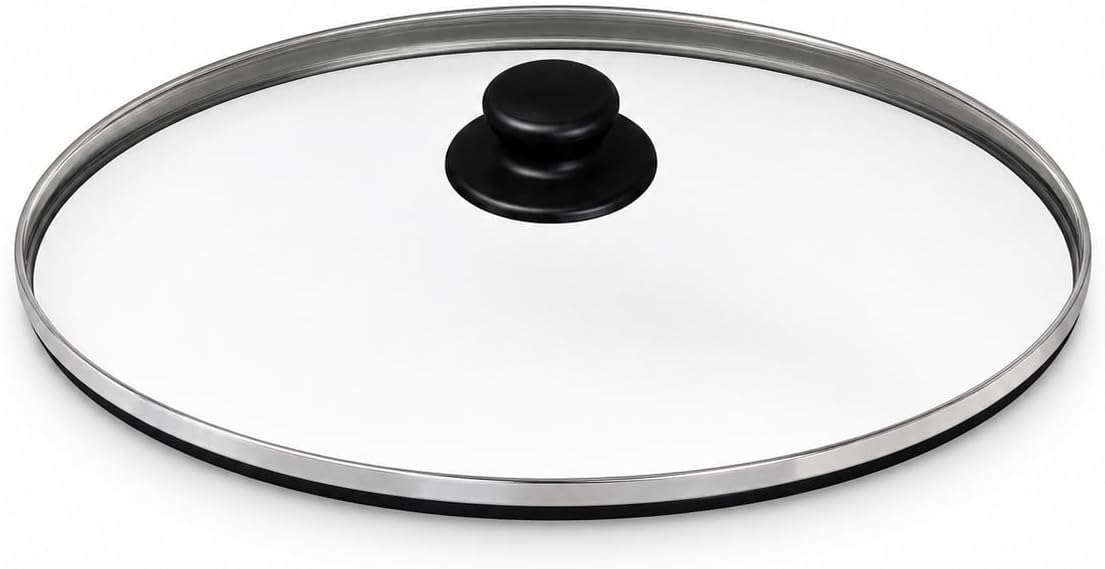 Univen Glass Lid with Gasket fits Hamilton Beach 5 Quart Slow Cooker Models