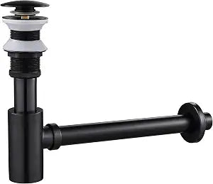 1-1/4" Brass Bottle P-Trap No Overflow Drain Kit Oil-Rubbed Bronze